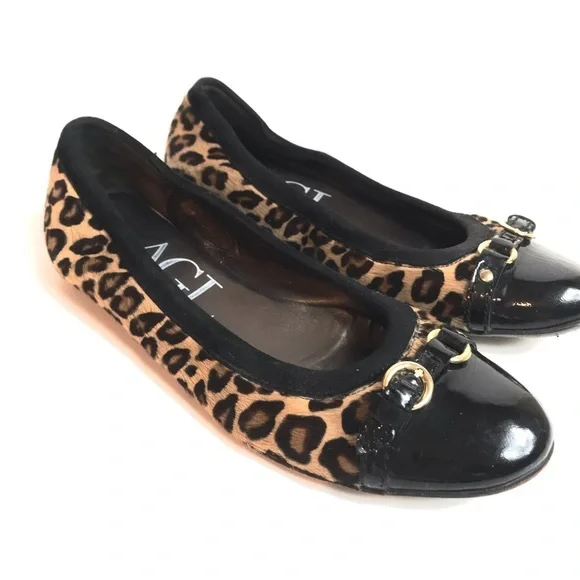 Attilio Guisti Leombruni leopard print flats; NICE - Picture 16 of 16